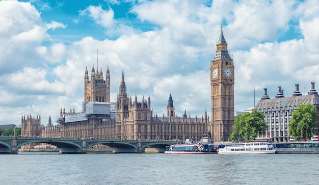 Big Ben and Houses of Parliament London UK