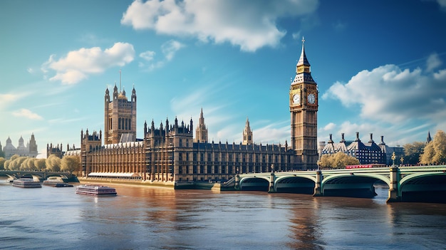 Big Ben and the Houses of Parliament of London