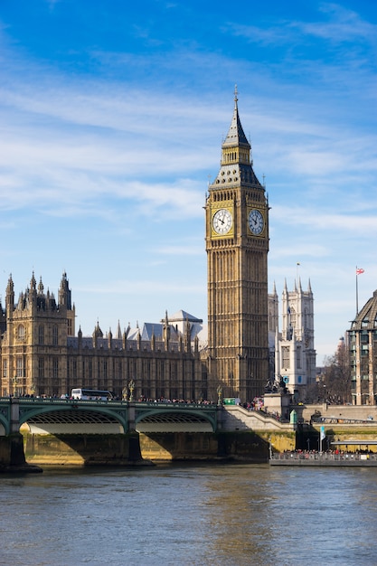 Big BenBig Ben and Westminster abbey in London, England