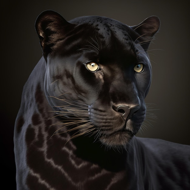 Big Black Panther wild animal