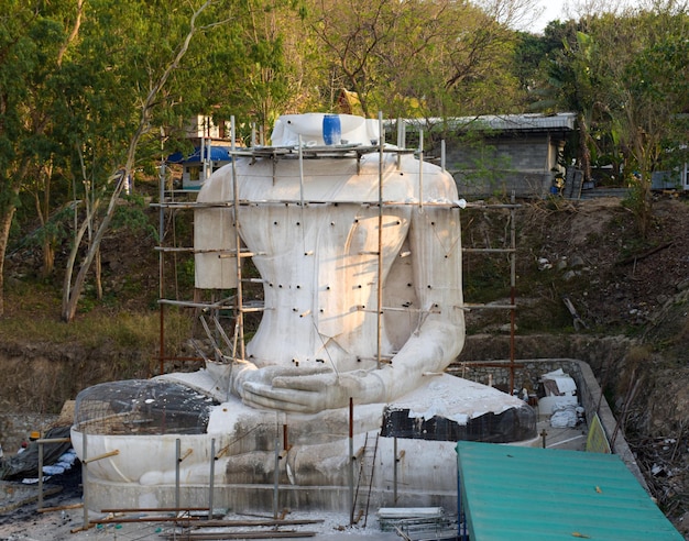 Big Buddha statue construction site