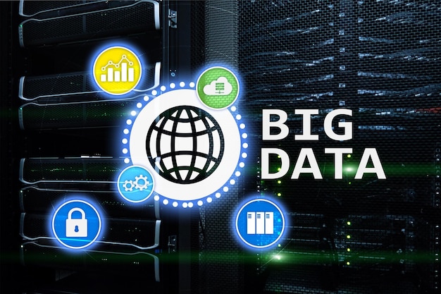 Big data analysing server Internet and technology