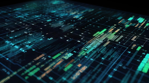 Big data analysis colorful report Currency and Exchange Stock Chart for Finance