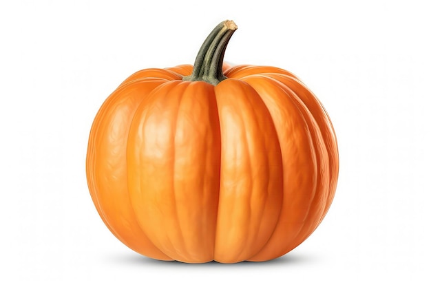 Big Orange Ripe Pumpkin Perfect For Design Purposes