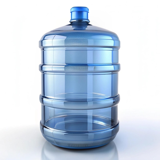 Photo big plastic barrel gallon bottle for office water