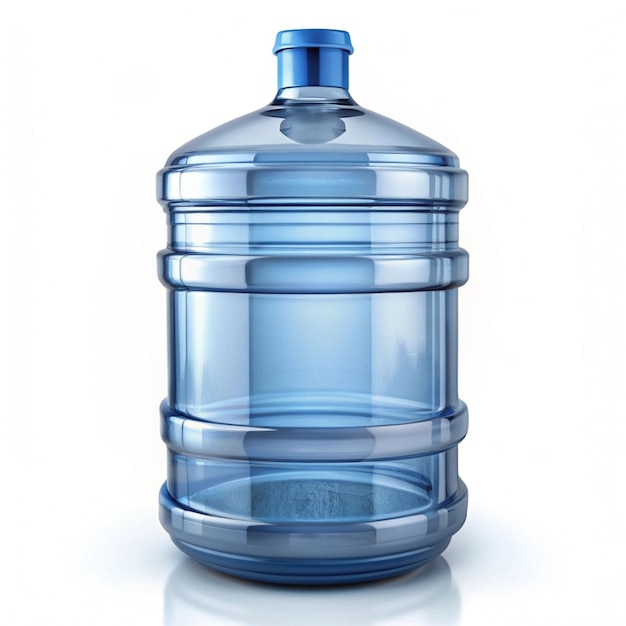 Photo big plastic barrel gallon bottle for office water