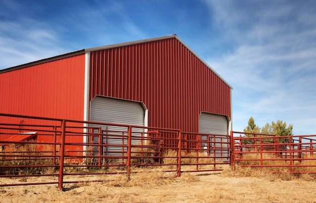 Big Red Barn in Colorado