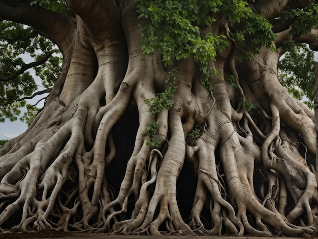 big roots of a tree big roots of a tree