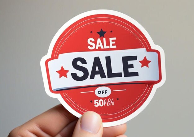 Photo big sale ticket special offer discount and mega sale vector design