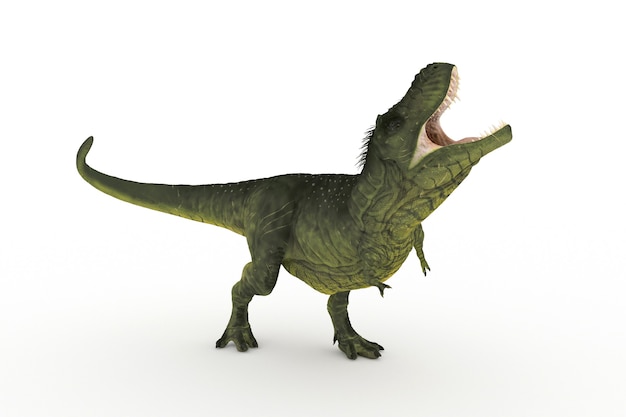 Big tyrannosaurus set of angles 3D illustration