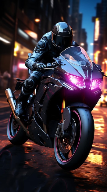 Bike girl mobile wallpaper