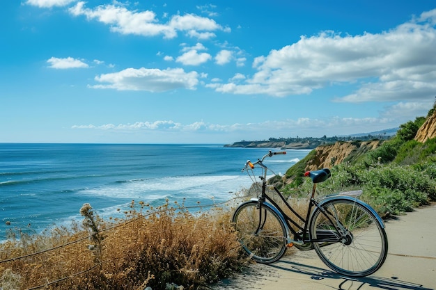 Bike ride along the coast photography