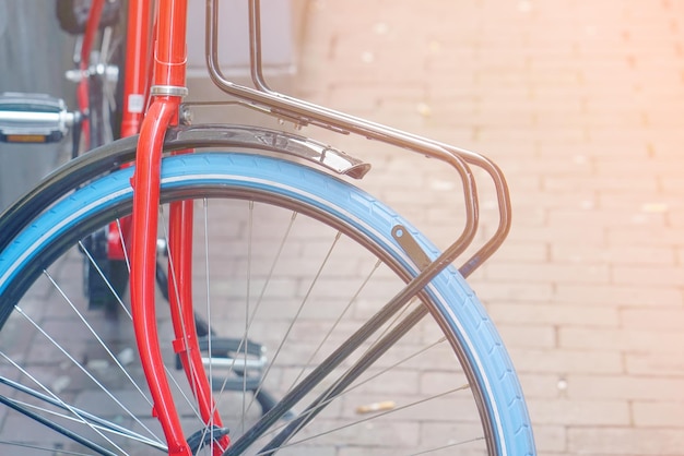 Bike on a street in Holland