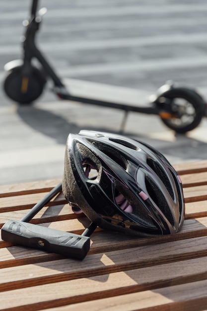 The bike u lock for electric scooter to protect it from stolen