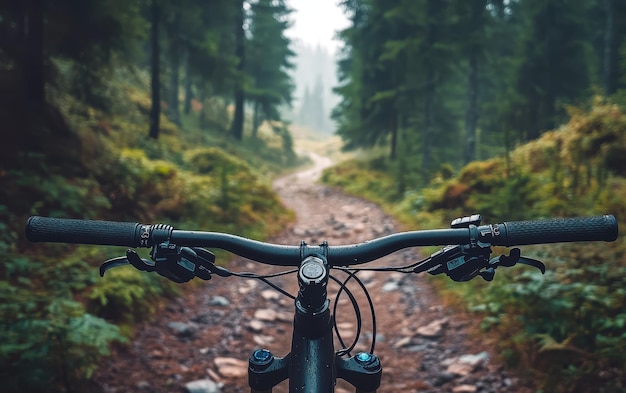 Biking Adventure Through Mountain Trails