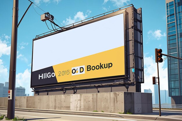 Photo billboard mockup