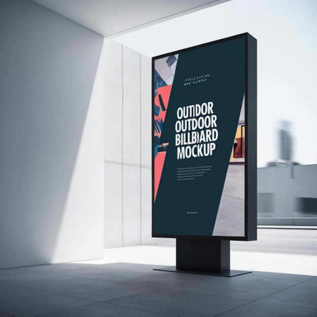 Photo billboard mockup