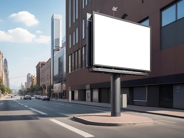 Photo billboard mockup