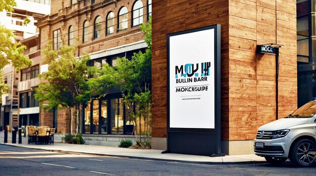 Photo billboard outdoor mockup bulletin board mockup outdoor billboard mockups