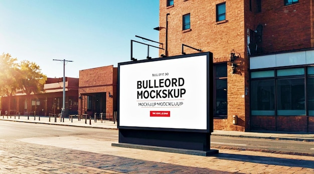 Photo billboard outdoor mockup bulletin board mockup outdoor billboard mockups