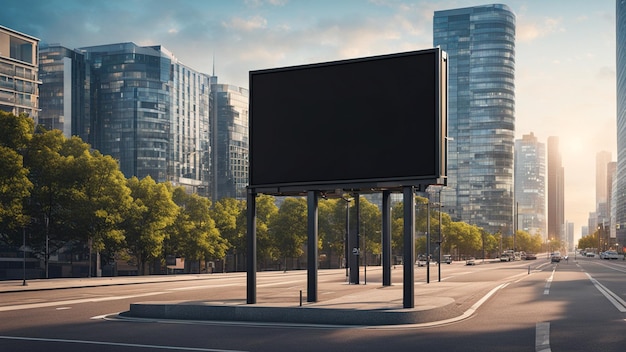 a billboard on the side of a road that says  billboards