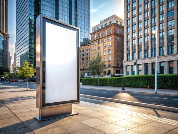 a billboard on the sidewalk that says quot billboard quot