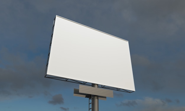 Billboard sign mockup template