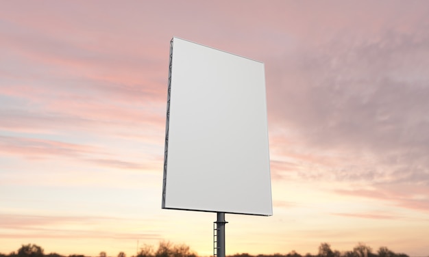 Billboard sign mockup template