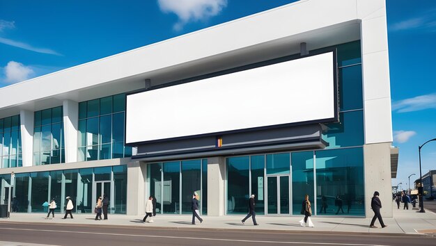 Photo a billboard for a store called the brand new store