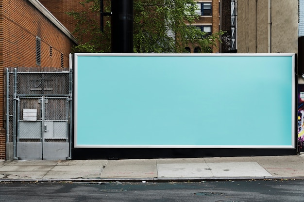 Billboard template in urban environment