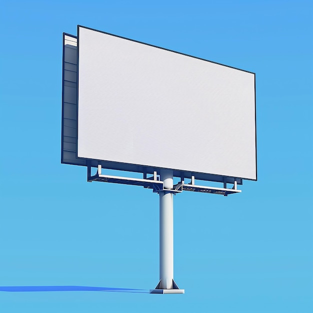 a billboard that has a square on it