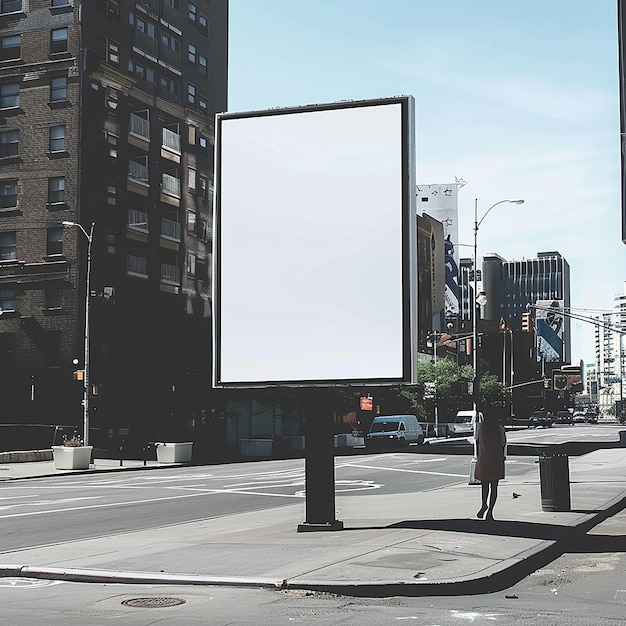 a billboard that is on the side of a street