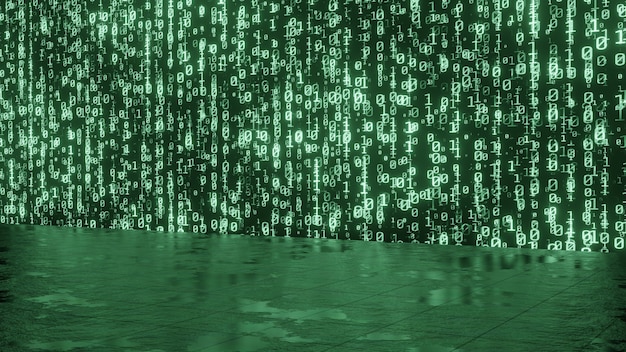 binary data background