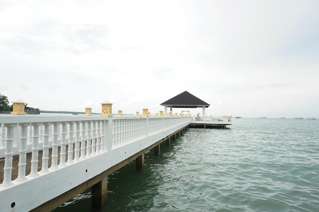 Bintan 09 Nov 2022 - an art bridge with the concept of traditional Malays