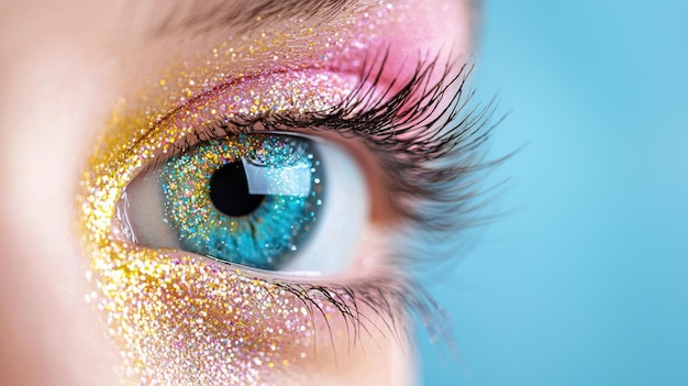 Biodegradable Glitter Festival Makeup Application Vibrant Creative Sparkle Cosmetic Beauty Fashion ar 169 quality 2 personalize k8jfy2g stylize 250 v 61 Job ID 8f22fb631ae44062841ae215f28f031d