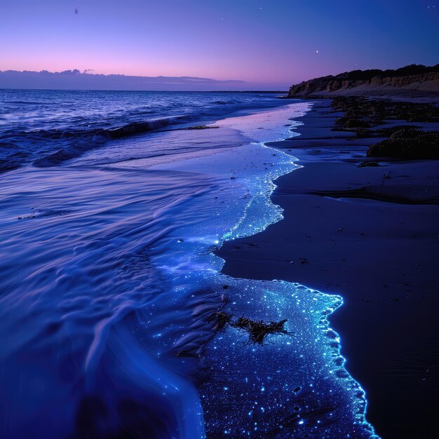 Bioluminescent Beach Natures Glowing Spectacle