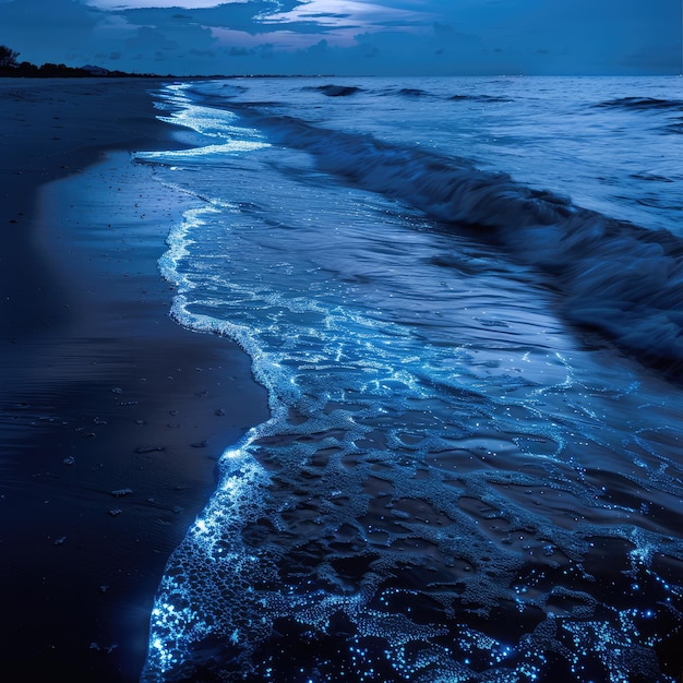 Bioluminescent Beach Natures Glowing Spectacle