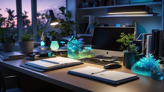 Bioluminescent Desk Organizers living Organizational Aids