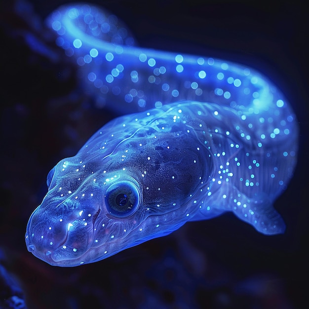 Bioluminescent Sea Monster Eel