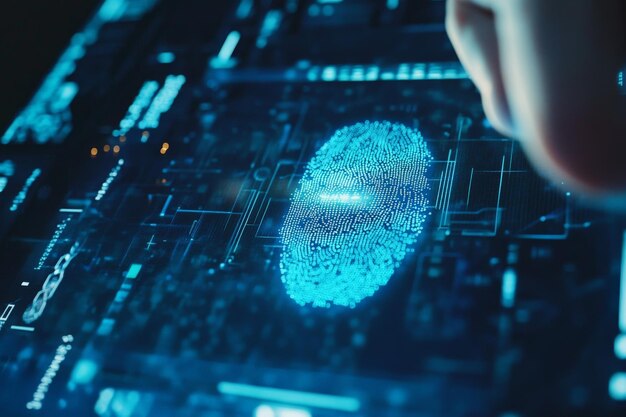 Photo biometric authentication with multiple layers of security including fingerprint and retina scans for sensitive data access