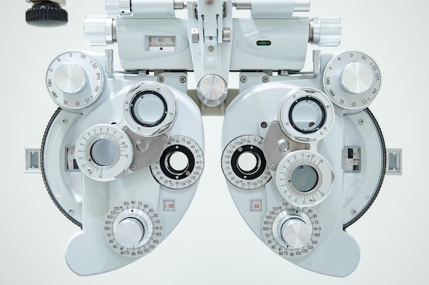 Biomicroscope close-up, optical device, vision test