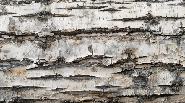 Photo birch tree bark closeup