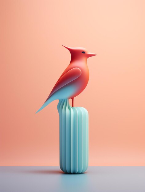 Photo bird conceptual minimalist sculpture