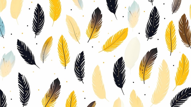 bird feathers background pattern banner wings background picture seamless background