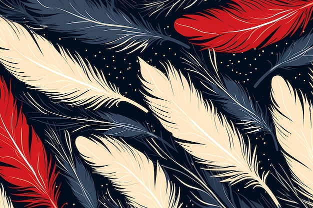 bird feathers background pattern banner wings background picture seamless background