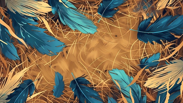 bird feathers background pattern banner wings background picture seamless background