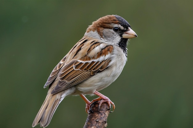 Photo a bird is perched on a branch with a blurry background