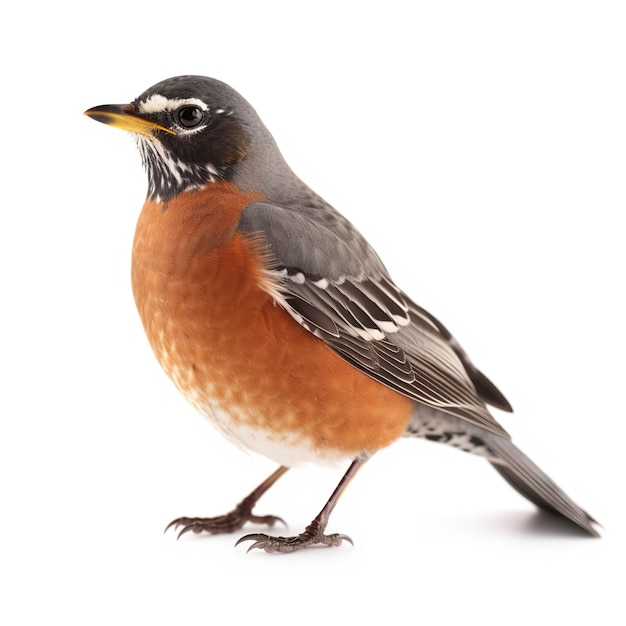 bird isolated on a white background