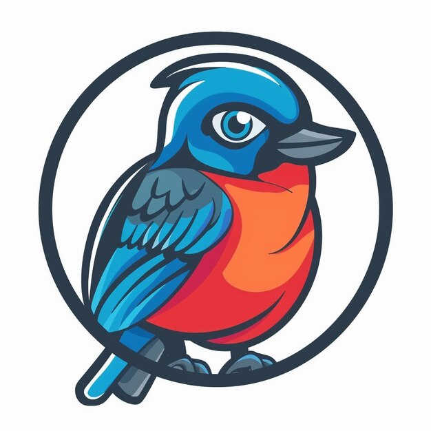 Photo a bird mascot logo