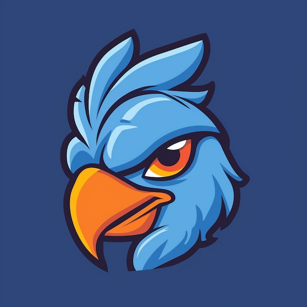 Photo a bird mascot logo